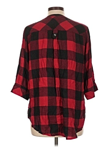 Torrid 3/4 Sleeve Button-Down Shirt (view 2)