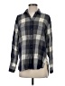 Madewell Plaid Gray Long Sleeve Button-Down Shirt Size S - photo 1