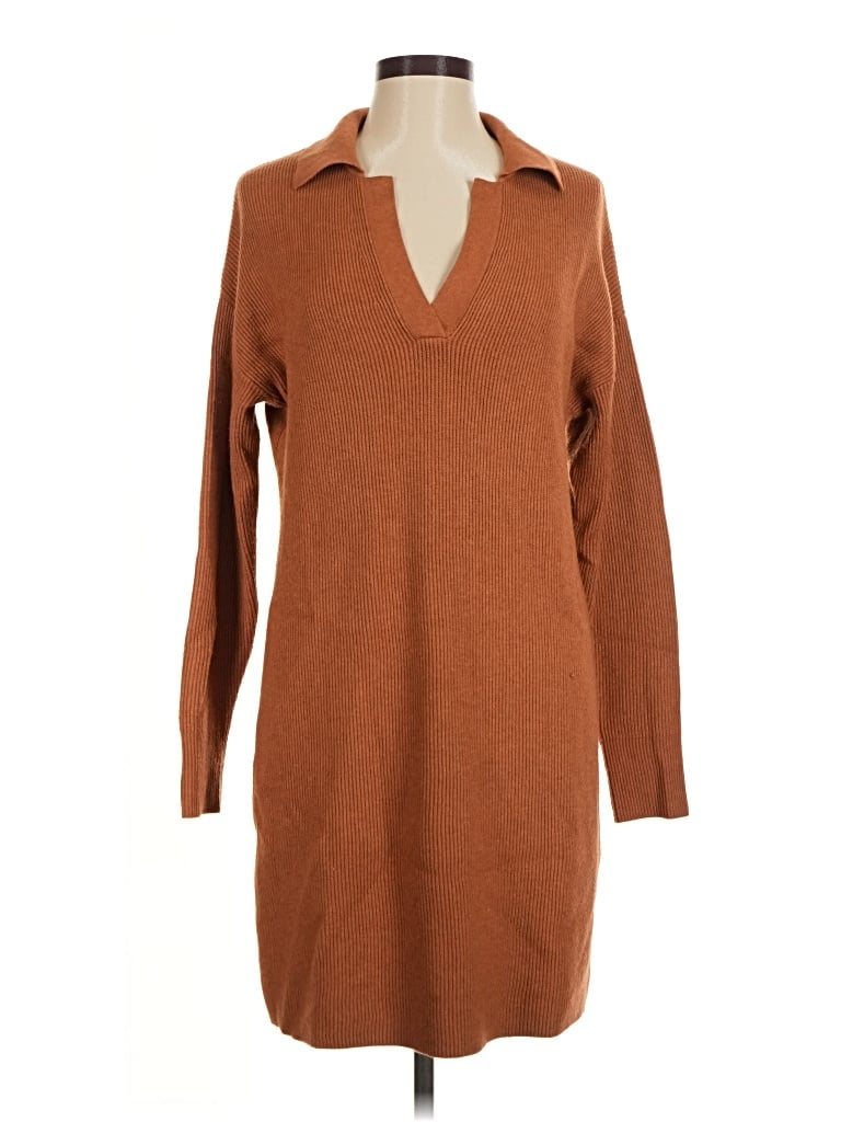 Pre-owned A New Day Casual Dress In Brown