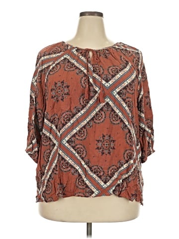 Natural Reflections 3/4 Sleeve Blouse (view 1)