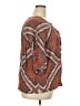 Natural Reflections 100% Rayon Brown 3/4 Sleeve Blouse Size 2X - photo 4