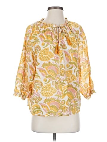 Voloshin 3/4 Sleeve Blouse (view 1)