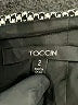 Toccin Checkered-gingham Black Cardigan Size 2 - photo 4