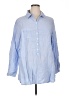 INAE Collection Blue 3/4 Sleeve Button-Down Shirt Size XL - photo 1