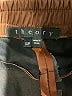 Theory 100% Lambswool Brown Leather Pants Size S - photo 4