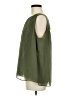 Ann Taylor 100% Polyamide Green Sleeveless Blouse Size M - photo 5