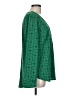 Merona 100% Polyester Green Long Sleeve Blouse Size L - photo 4