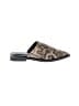 Free People Animal Print Tan Mule/Clog Size 6 1/2 - photo 1