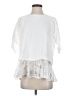 Encore White Short Sleeve Blouse Size XXL - photo 1