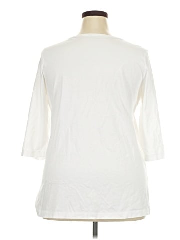 Woman Within 3/4 Sleeve T-Shirt (view 2)