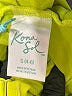 Kona Sol Solid Yellow One Piece Swimsuit Size S - photo 3