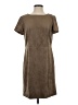 Chico's Solid Brown Casual Dress Size S - photo 1