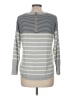 Crown & Ivy Stripes Gray Pullover Sweater Size M - photo 2