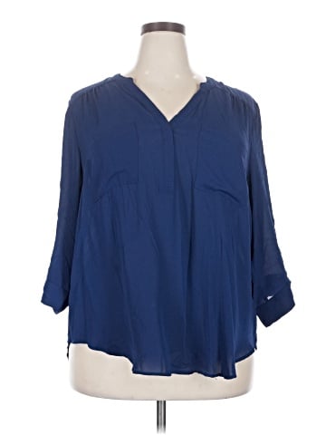 Torrid 3/4 Sleeve Blouse (view 1)