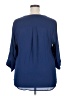Torrid 100% Polyester Blue 3/4 Sleeve Blouse Size 2X Plus (2) - photo 2