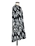 Renee C. Chevron-herringbone Silver Casual Dress Size M (estimated) - photo 4