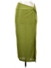 Shein Solid Green Casual Skirt Size 4 - photo 1