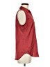 Ann Taylor 100% Polyester Burgundy Sleeveless Blouse Size M - photo 4