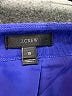 J.Crew 100% Cotton Solid Blue Formal Skirt Size 10 - photo 4