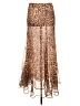 Bardot 100% Polyester Animal Print Tan Casual Skirt Size L - photo 2