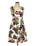 Maison Jules Tropical Ivory Casual Dress Size L - photo 1
