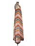Remain 100% Polyester Chevron-herringbone Orange Casual Dress Size 8 - photo 4