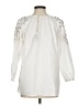 Love Sam 100% Cotton Solid White 3/4 Sleeve Blouse Size M - photo 2