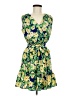 Sam Edelman 100% Polyester Tropical Green Cocktail Dress Size 6 - photo 1