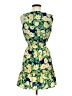 Sam Edelman 100% Polyester Tropical Green Cocktail Dress Size 6 - photo 2