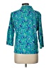 Appleseeds Teal 3/4 Sleeve Blouse Size L (petite) - photo 2