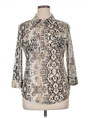 INC International Concepts 3/4 Sleeve Blouse (view 1)
