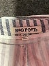 Rag Poets 100% Rayon Stripes Silver Casual Pants Size 26 waist - photo 7