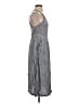 Roxy 100% Viscose Stripes Gray Casual Dress Size S - photo 4