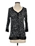 DKNY Black Long Sleeve Blouse Size S - photo 1