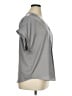Lucky Brand 100% Polyester Gray Short Sleeve Blouse Size XL - photo 4