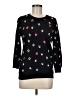 ModCloth Hearts Black Pullover Sweater Size M - photo 1