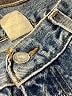 Levi's 100% Cotton Blue Denim Shorts Size 36 waist - photo 3