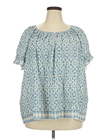 Max Studio Short Sleeve Blouse (view 1)