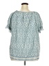 Max Studio Blue Short Sleeve Blouse Size 3X - photo 2