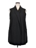 MELLODAY Black Sleeveless Blouse Size 2X - photo 1
