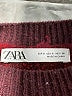 Zara Argyle Red Pullover Sweater Size S - photo 7