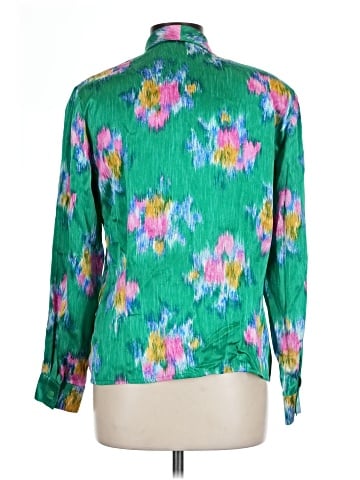 Carlisle Long Sleeve Silk Top (view 2)