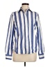 Boden 100% Cotton Stripes Blue Long Sleeve Blouse Size 6 - photo 1