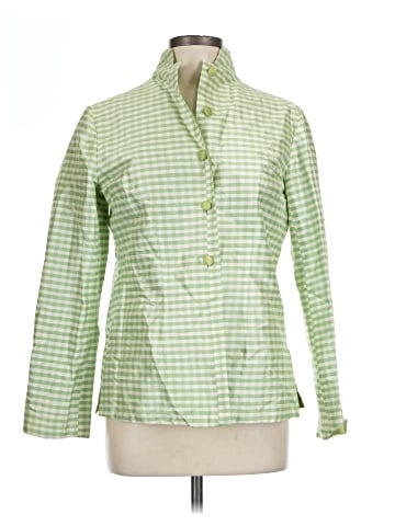 Grace Chuang Long Sleeve Silk Top (view 1)
