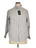 Assorted Brands Stripes Gray Long Sleeve Button-Down Shirt Size XL - photo 1