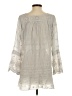 Johnny Was 100% Rayon Gray 3/4 Sleeve Blouse Size S - photo 2