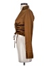 Dizzy Lizzy 100% Polyester Brown Long Sleeve Blouse Size S - photo 5