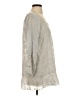 Johnny Was 100% Rayon Gray 3/4 Sleeve Blouse Size S - photo 4