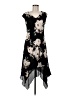 Luxology Floral Black Cocktail Dress Size 8 - photo 1
