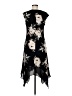 Luxology Floral Black Cocktail Dress Size 8 - photo 2